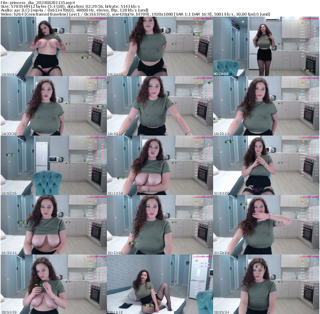 Preview thumb from princess_dia on 2023-08-20 @ bongacams