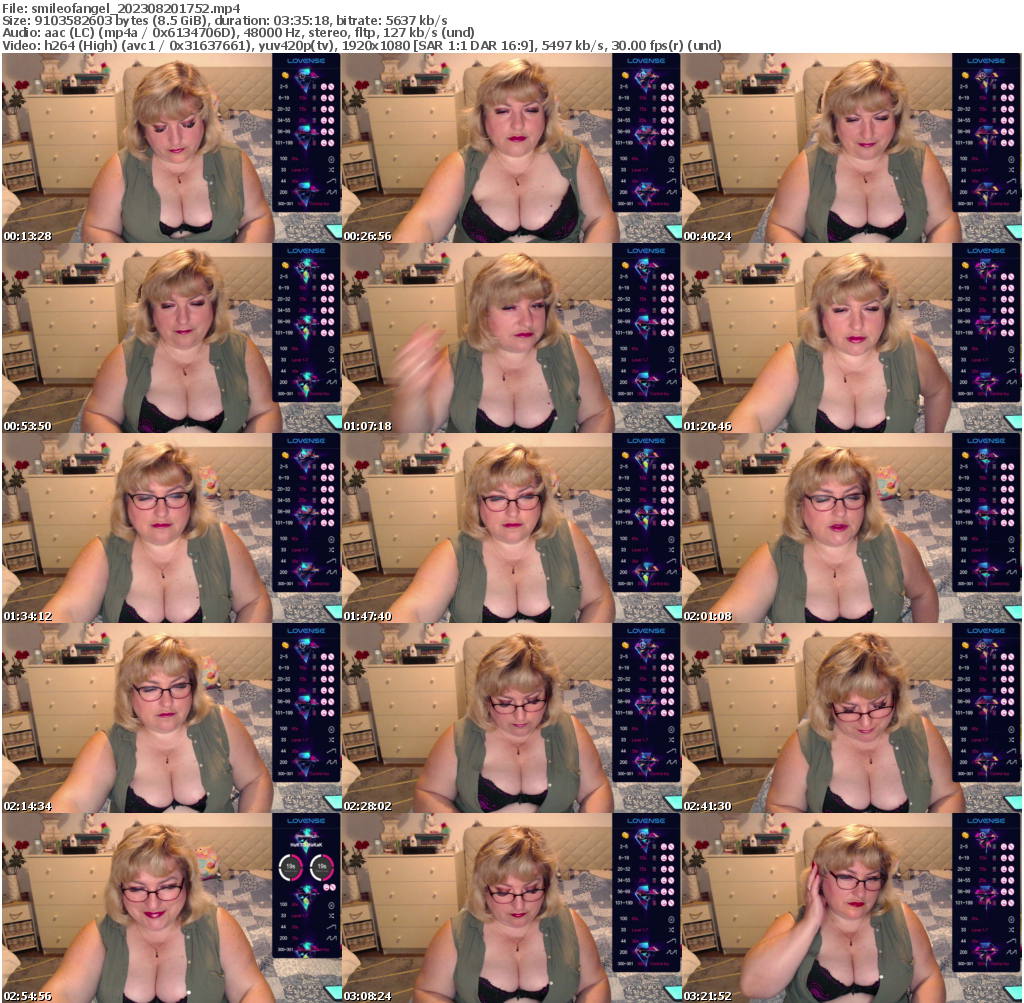 Preview thumb from smileofangel on 2023-08-20 @ bongacams