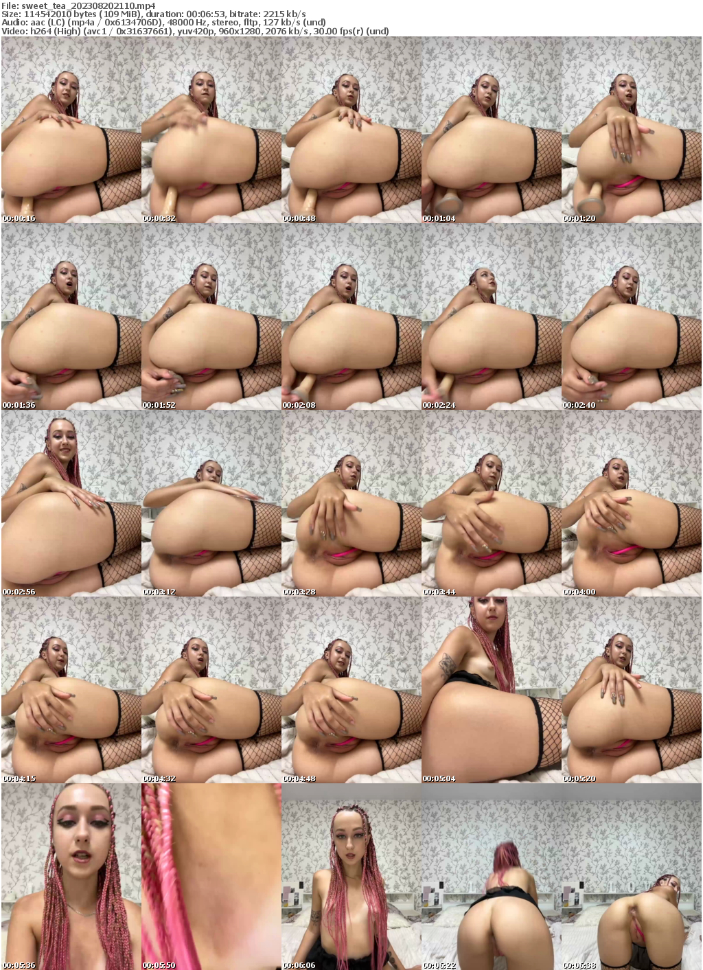 Preview thumb from sweet_tea on 2023-08-20 @ bongacams