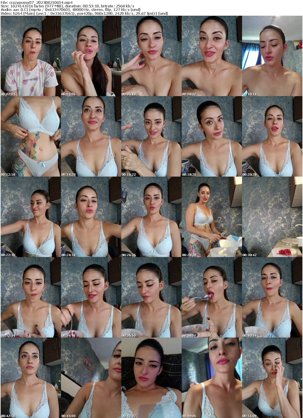 Preview thumb from crazypussy07 on 2023-08-21 @ bongacams