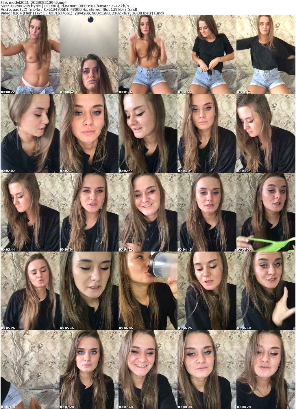 Preview thumb from model2021 on 2023-08-21 @ bongacams