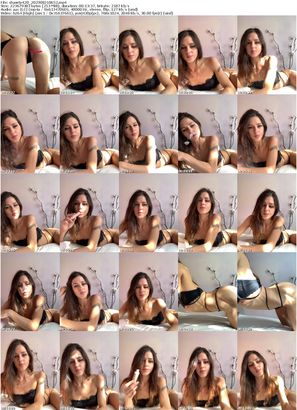 Preview thumb from shawty420 on 2023-08-21 @ bongacams