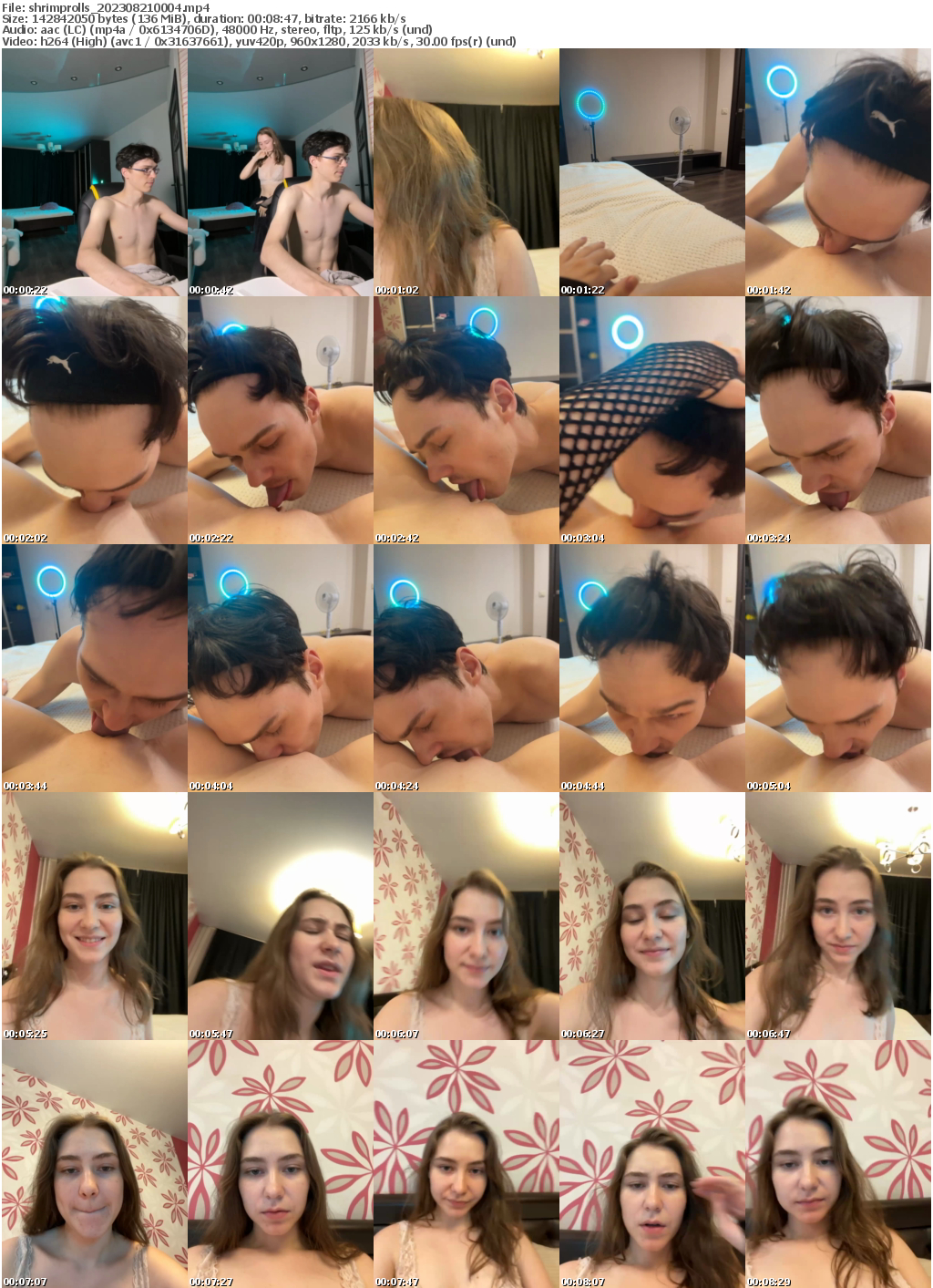 Preview thumb from shrimprolls on 2023-08-21 @ bongacams