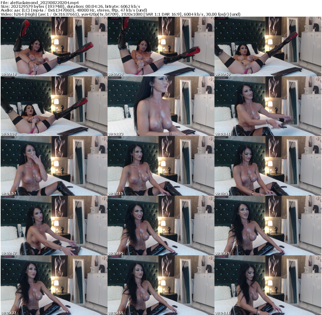 Preview thumb from alettadaimond on 2023-08-22 @ bongacams