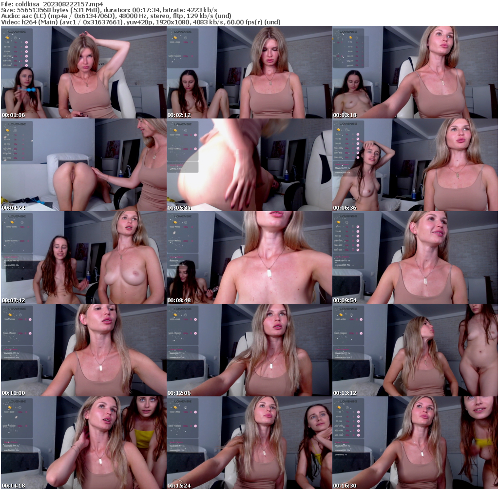 Preview thumb from coldkisa on 2023-08-22 @ bongacams