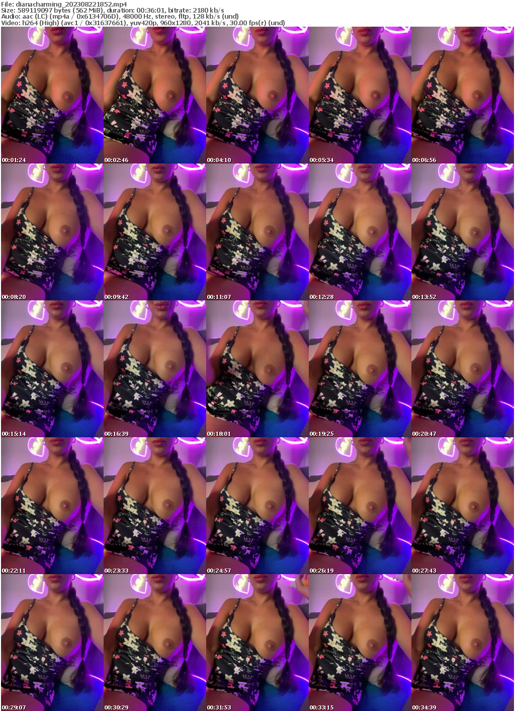 Preview thumb from dianacharming on 2023-08-22 @ bongacams