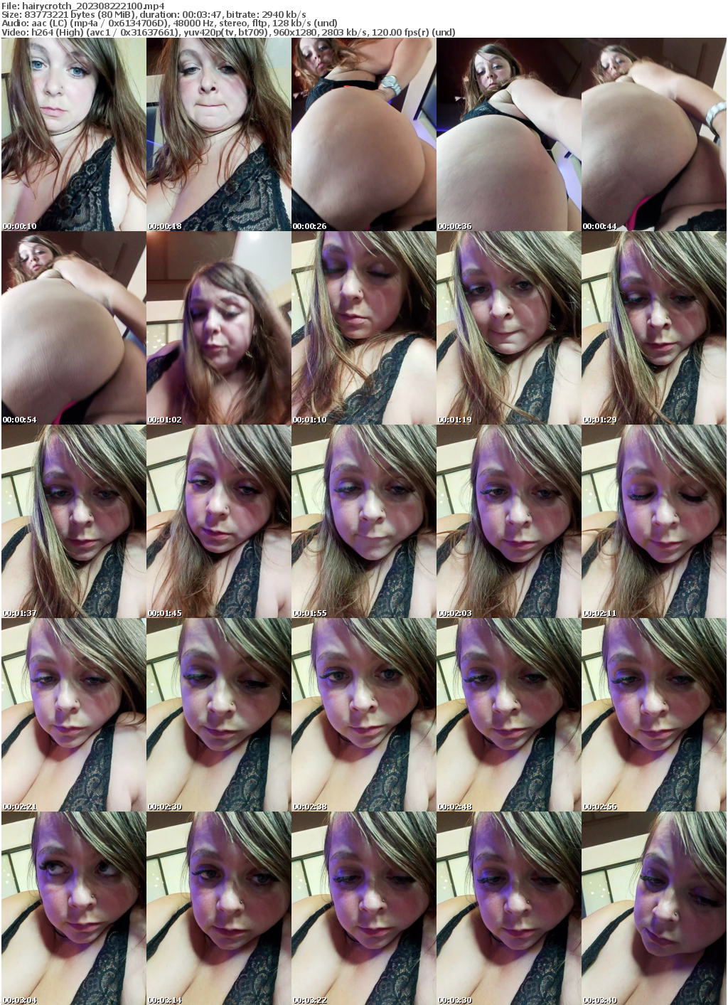 Preview thumb from hairycrotch on 2023-08-22 @ bongacams