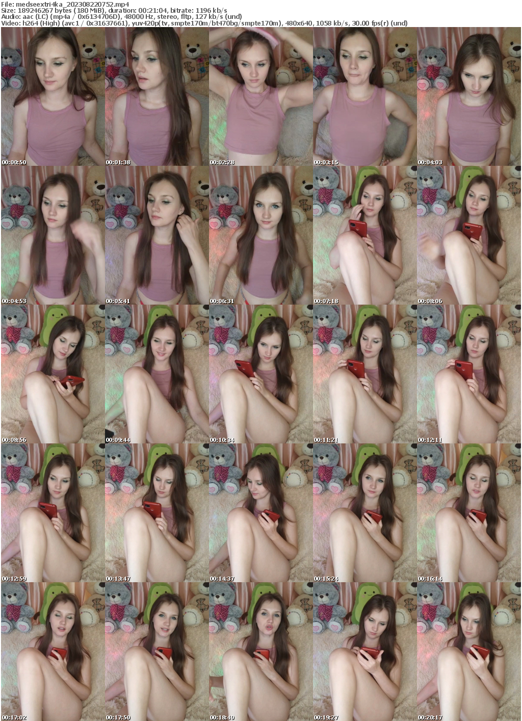 Preview thumb from medseextri4ka on 2023-08-22 @ bongacams