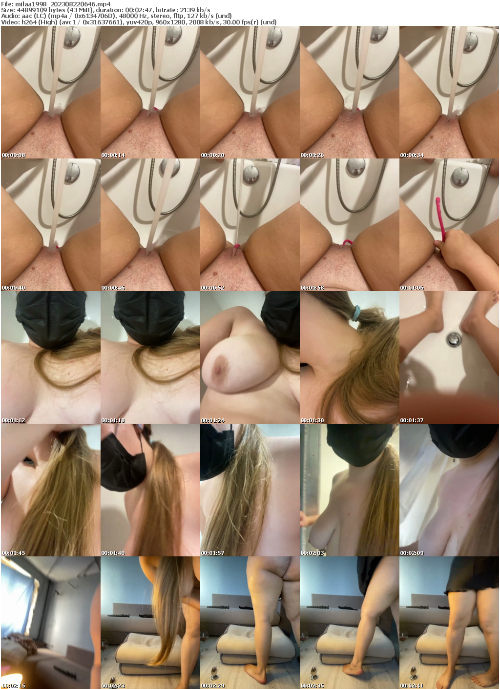 Preview thumb from milaa1998 on 2023-08-22 @ bongacams
