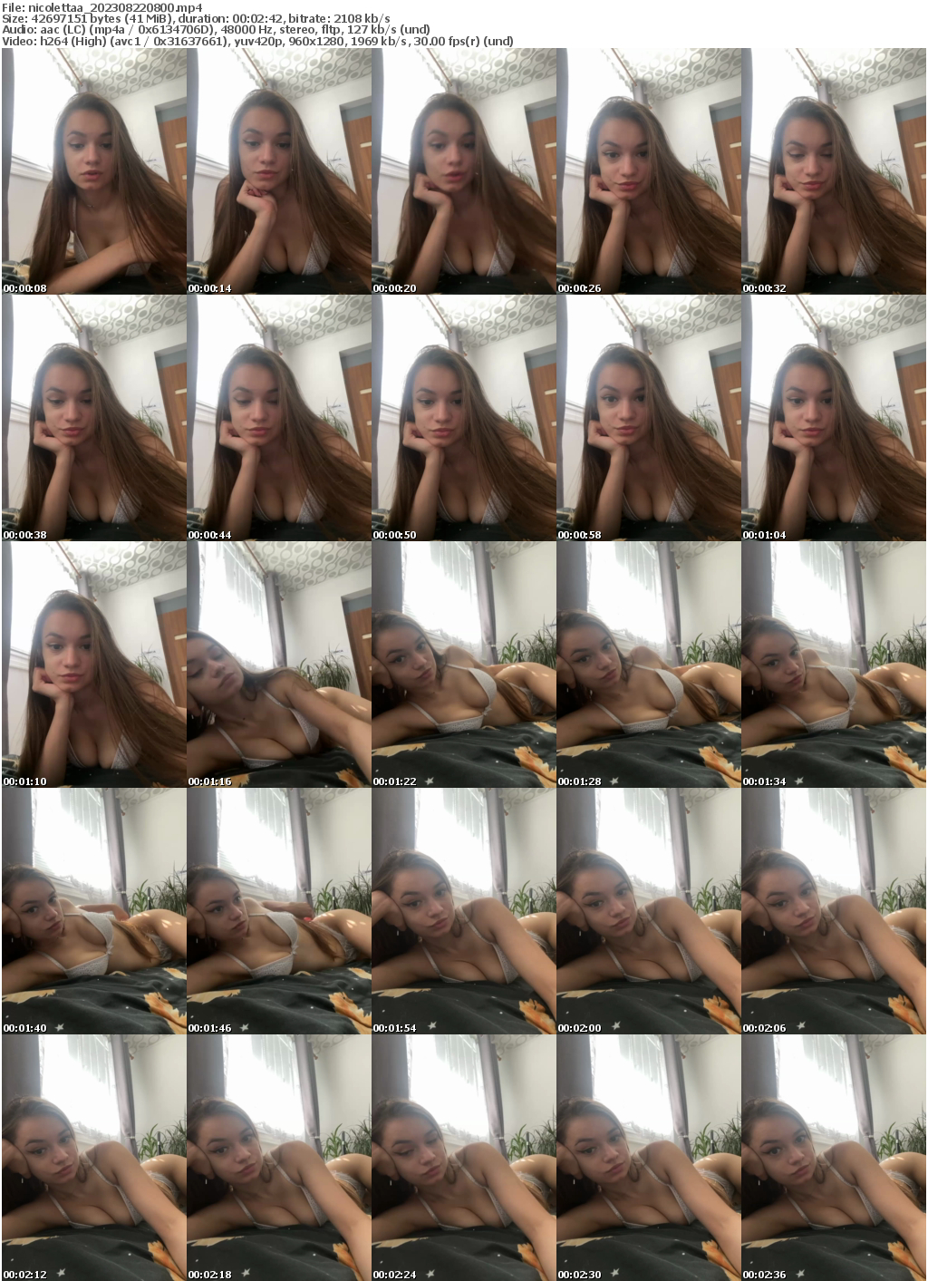 Preview thumb from nicolettaa on 2023-08-22 @ bongacams