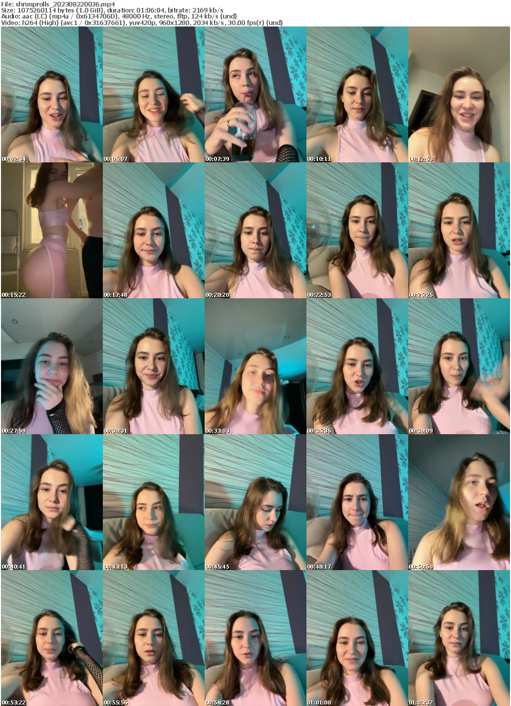 Preview thumb from shrimprolls on 2023-08-22 @ bongacams