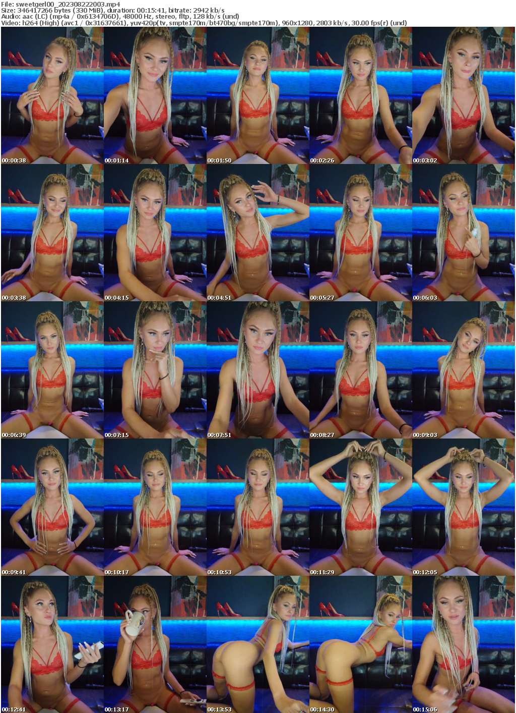 Preview thumb from sweetgerl00 on 2023-08-22 @ bongacams