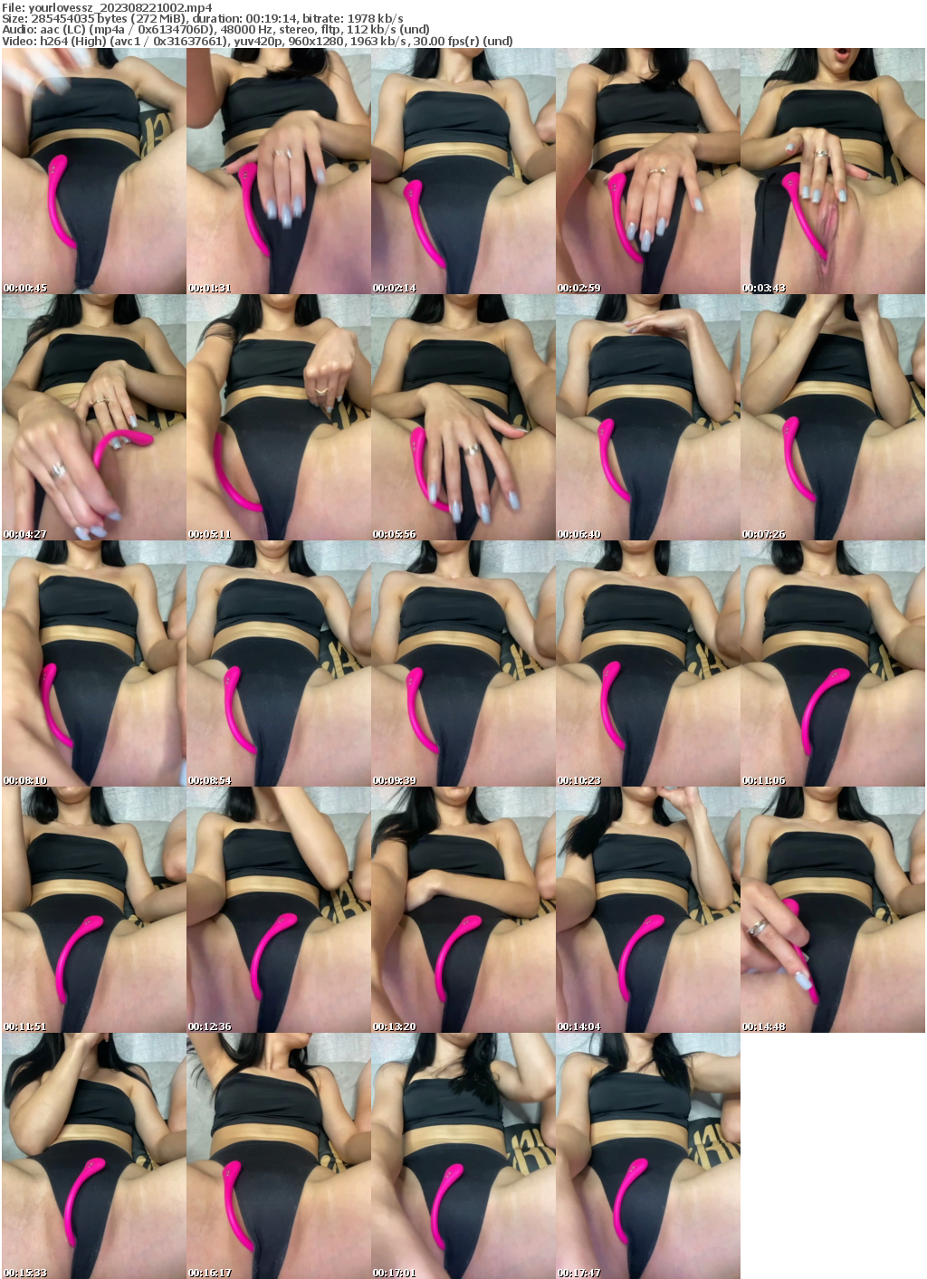 Preview thumb from yourlovessz on 2023-08-22 @ bongacams