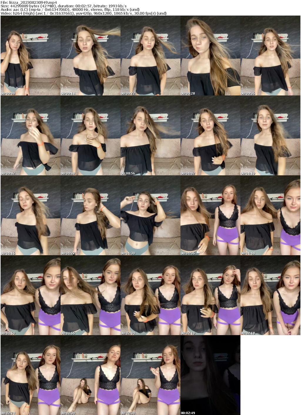 Preview thumb from liizza on 2023-08-23 @ bongacams