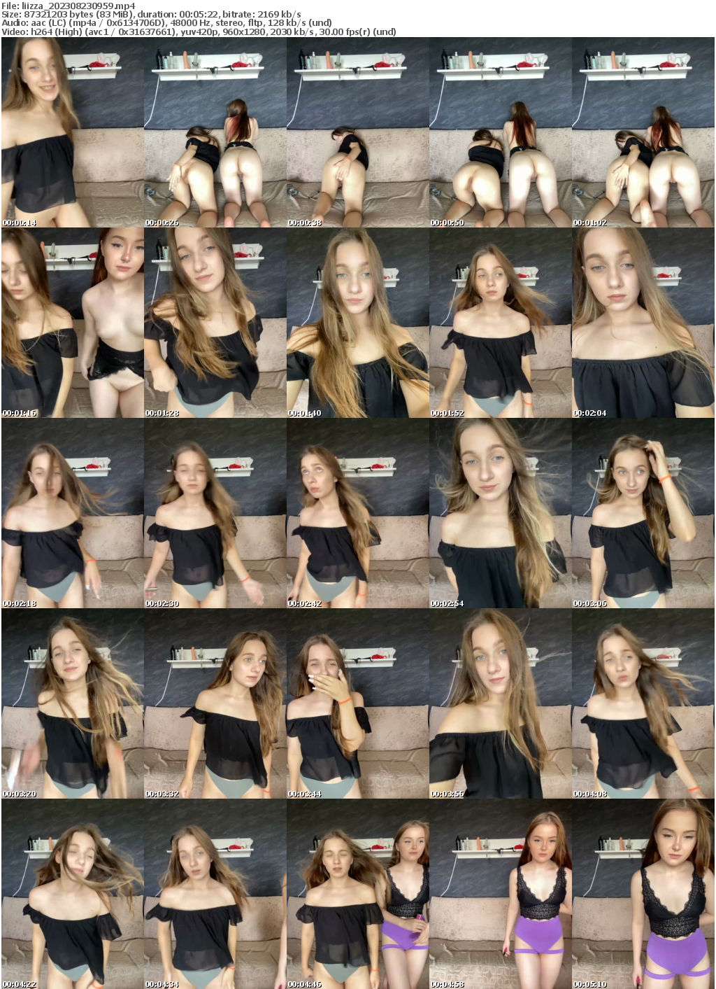 Preview thumb from liizza on 2023-08-23 @ bongacams