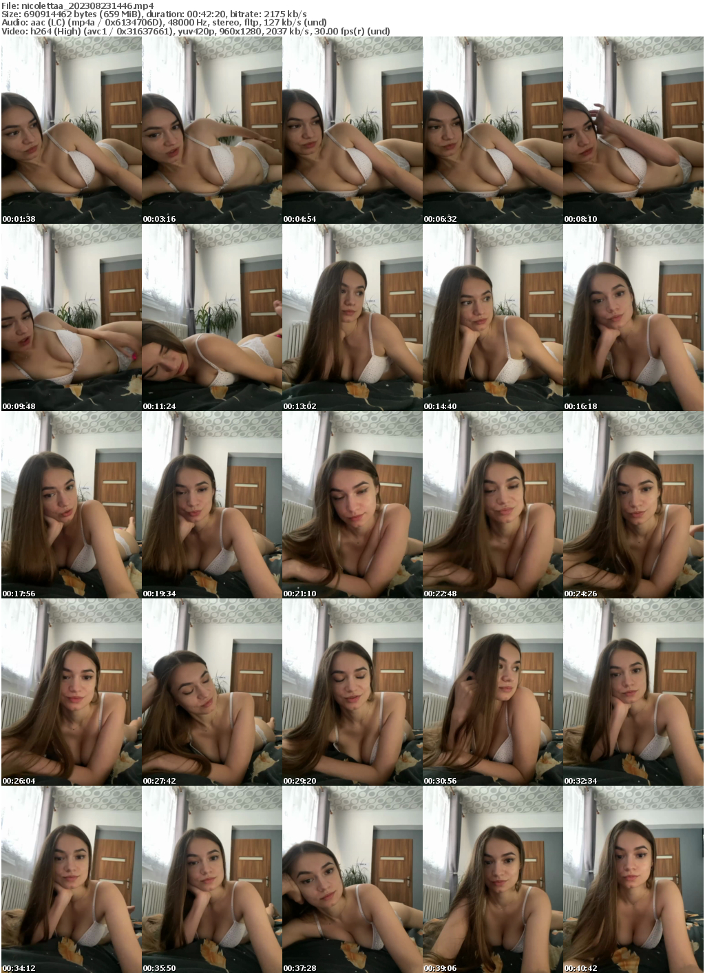 Preview thumb from nicolettaa on 2023-08-23 @ bongacams