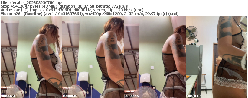 Preview thumb from sferater on 2023-08-23 @ bongacams