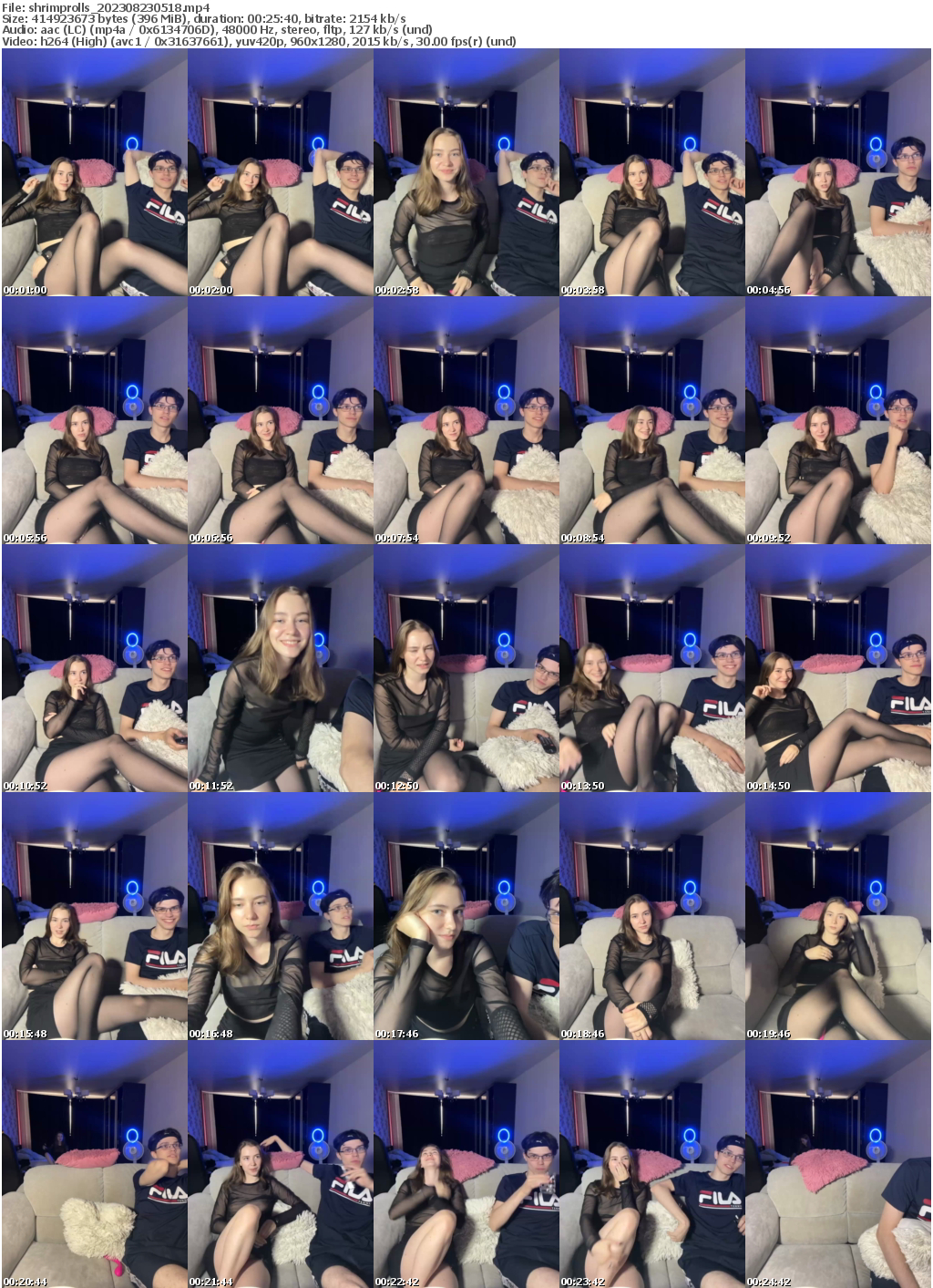 Preview thumb from shrimprolls on 2023-08-23 @ bongacams