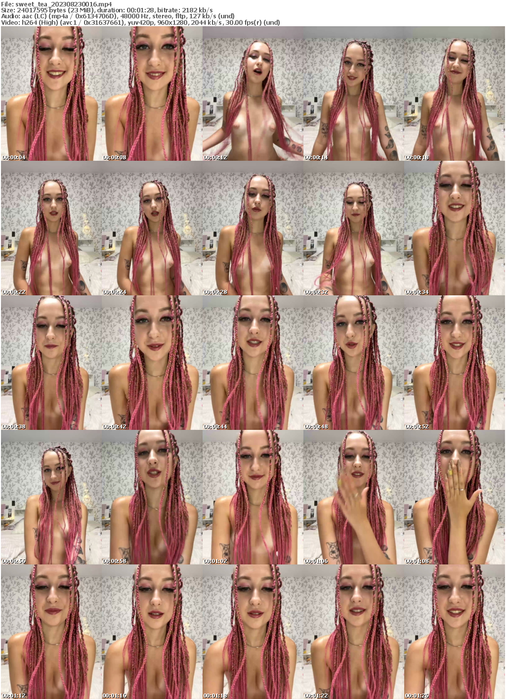 Preview thumb from sweet_tea on 2023-08-23 @ bongacams