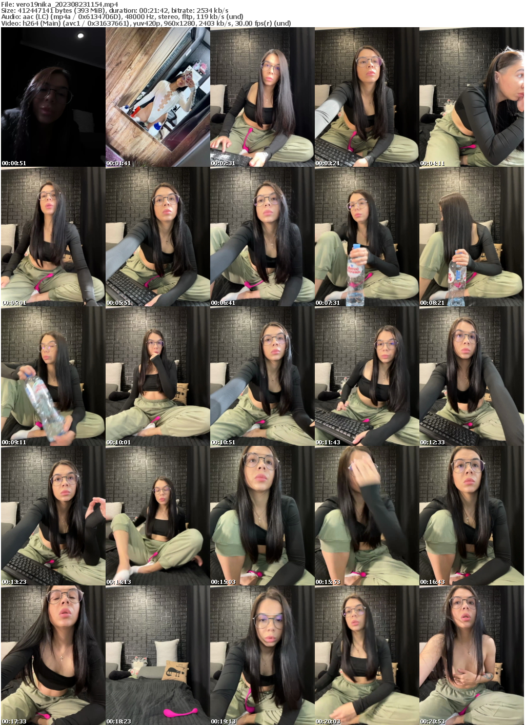 Preview thumb from vero19nika on 2023-08-23 @ bongacams