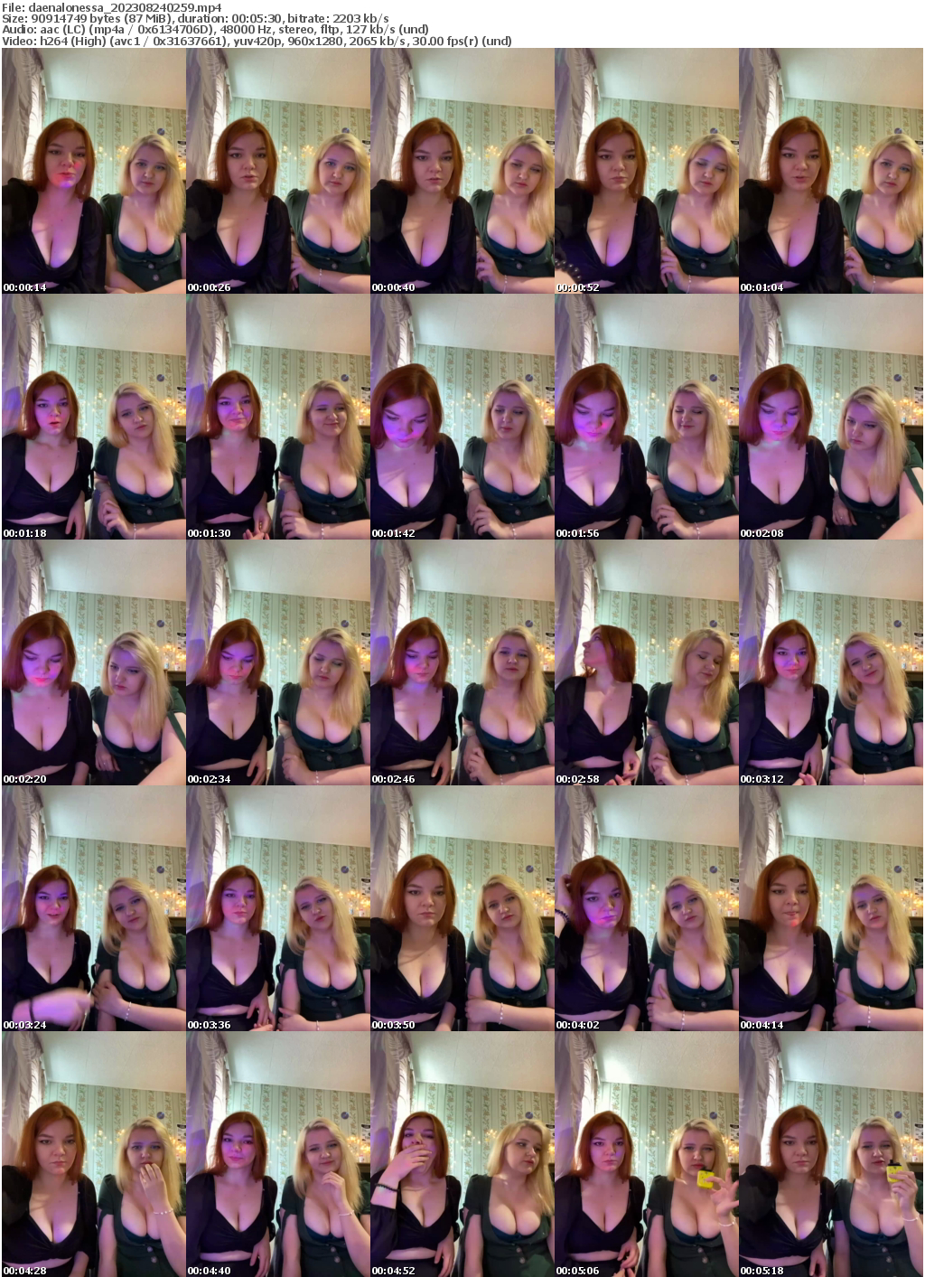 Preview thumb from daenalonessa on 2023-08-24 @ bongacams