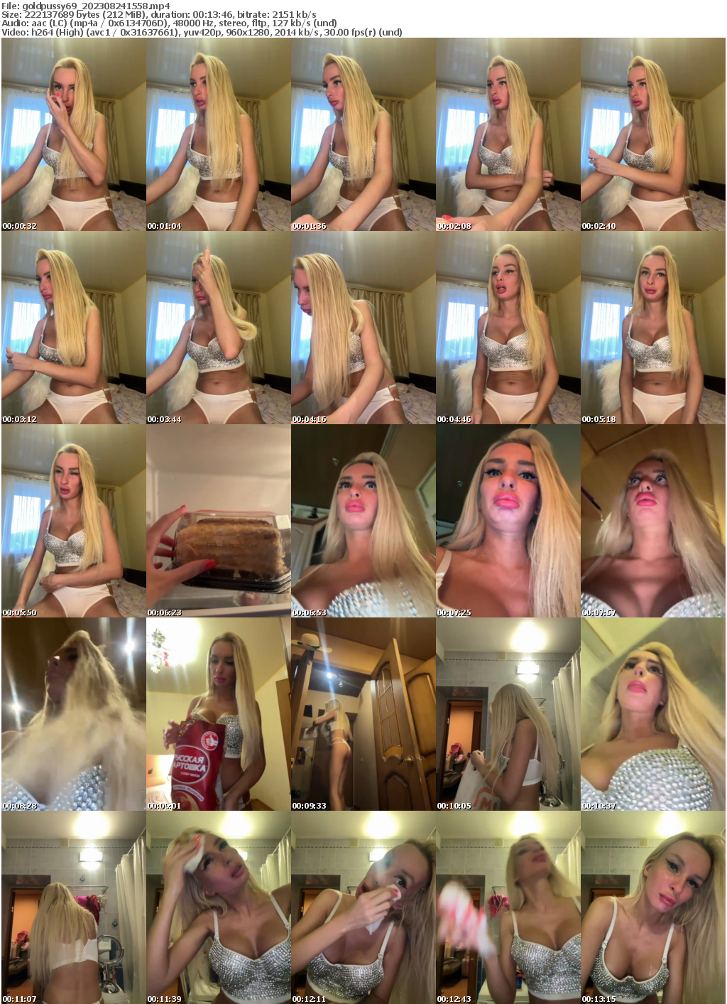 Preview thumb from goldpussy69 on 2023-08-24 @ bongacams