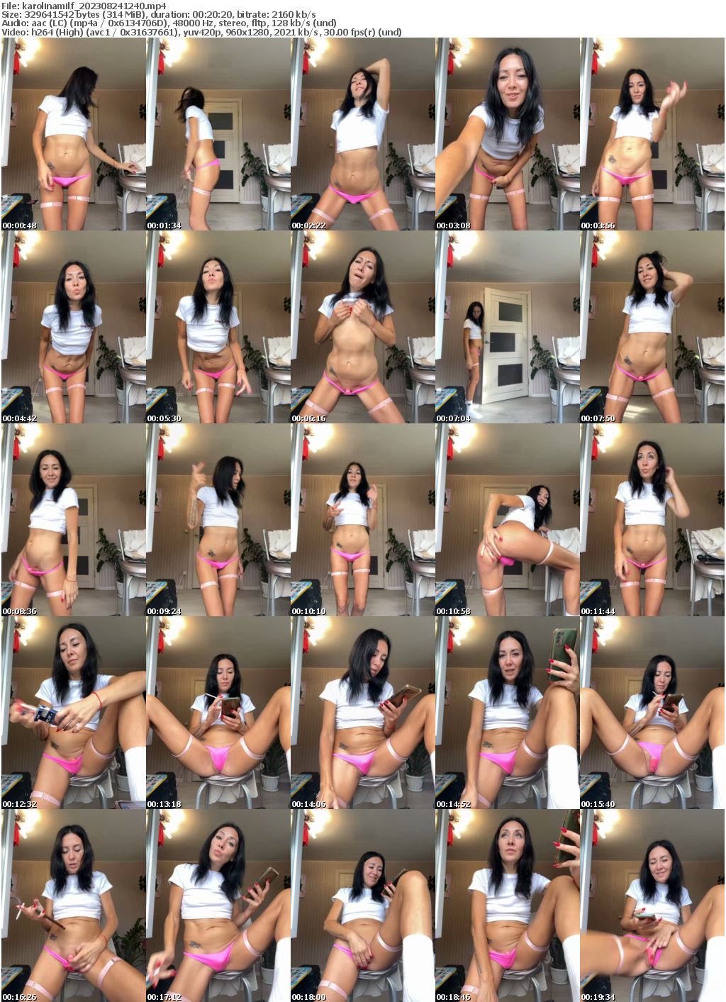 Preview thumb from karolinamilf on 2023-08-24 @ bongacams