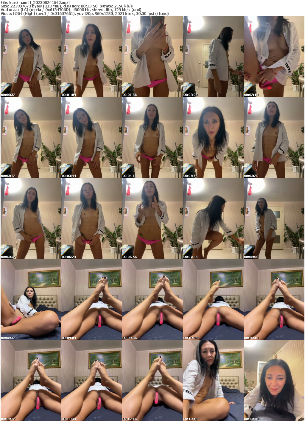 Preview thumb from karolinamilf on 2023-08-24 @ bongacams