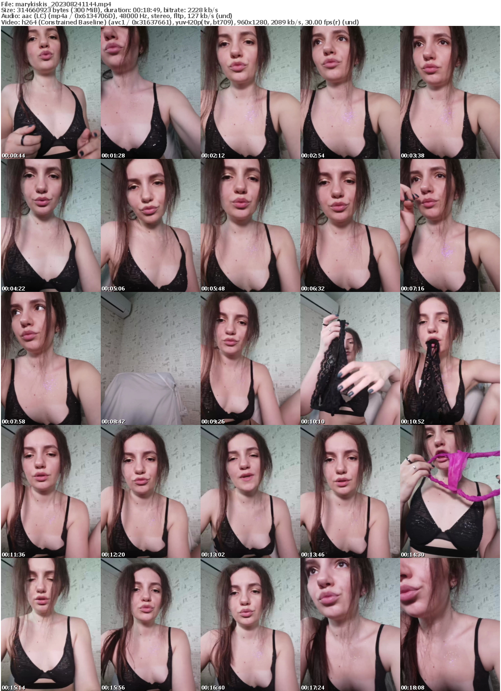 Preview thumb from marykiskis on 2023-08-24 @ bongacams