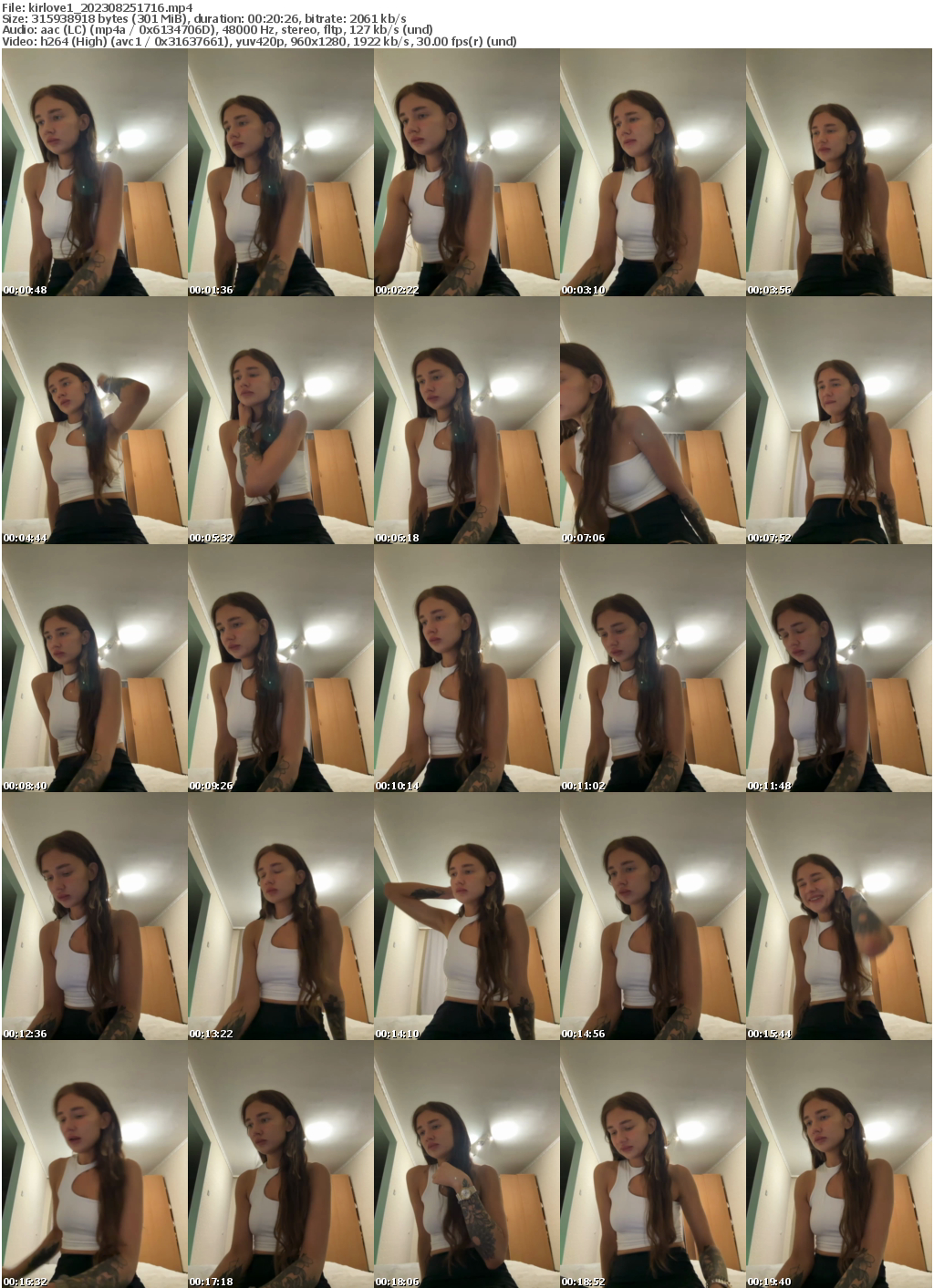 Preview thumb from kirlove1 on 2023-08-25 @ bongacams