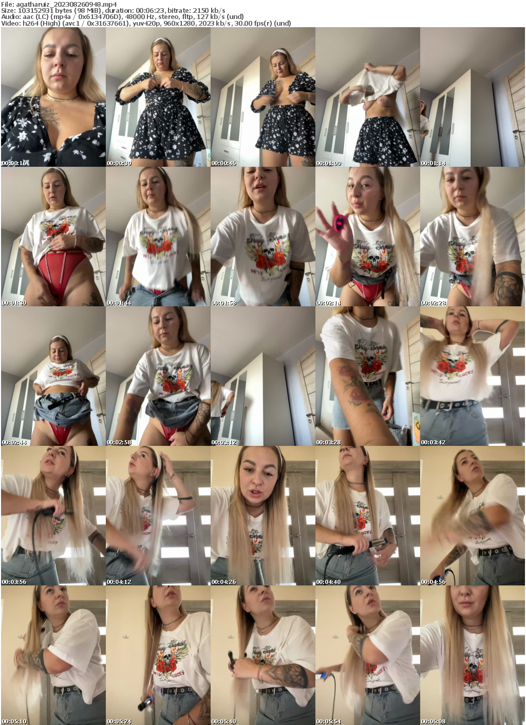 Preview thumb from agatharuiz on 2023-08-26 @ bongacams