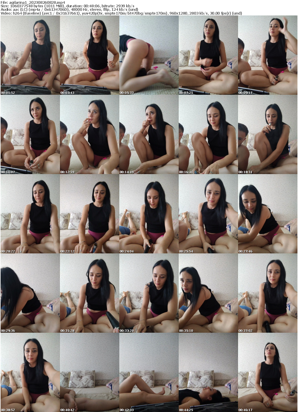 Preview thumb from agilarina1 on 2023-08-26 @ bongacams