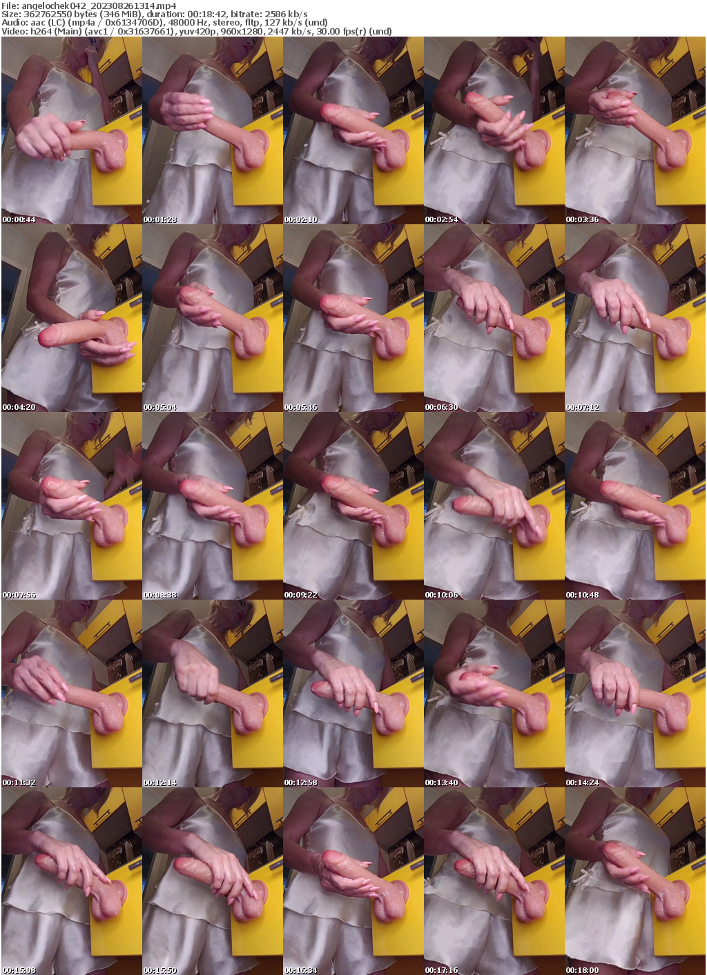 Preview thumb from angelochek042 on 2023-08-26 @ bongacams