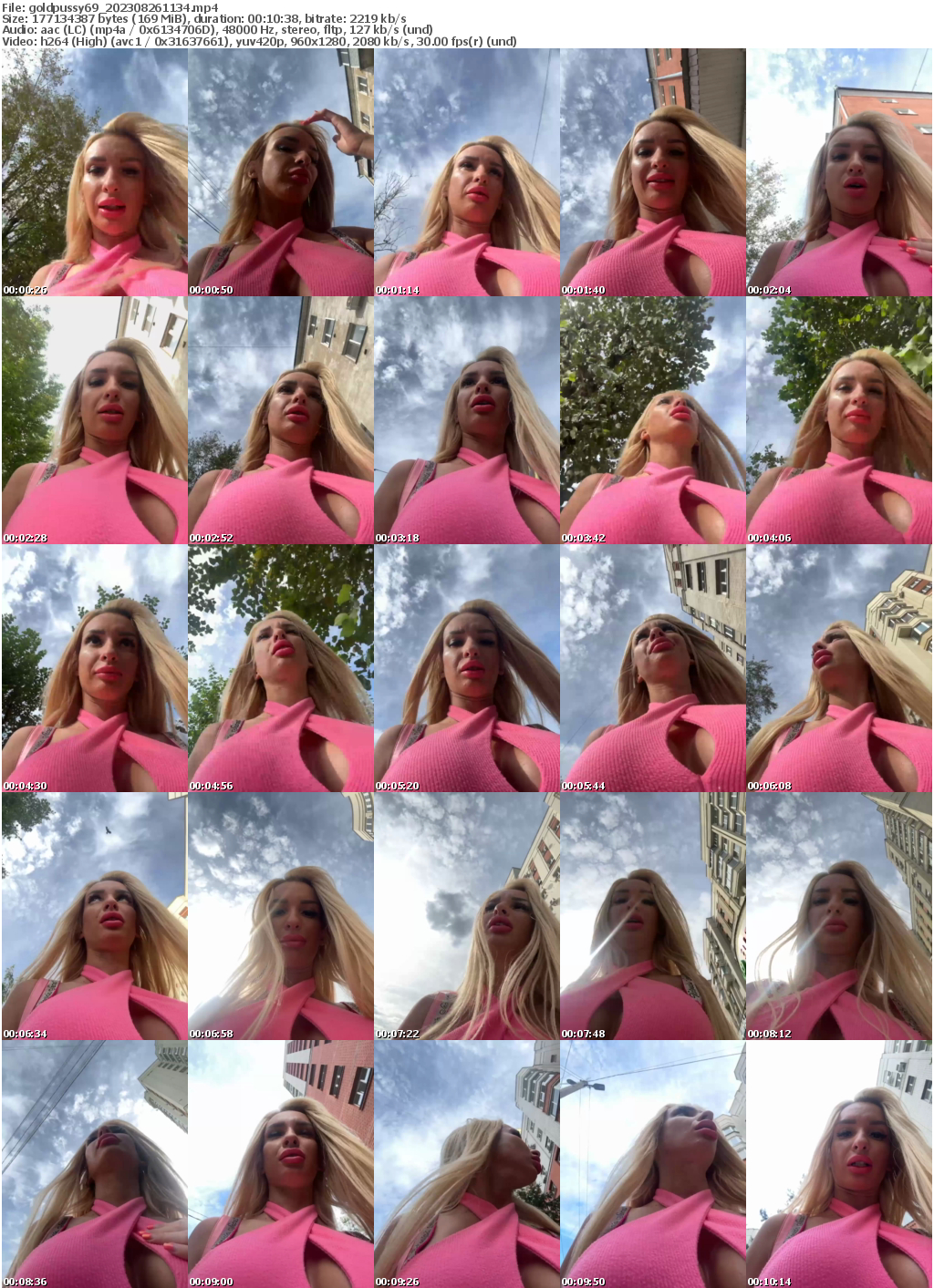 Preview thumb from goldpussy69 on 2023-08-26 @ bongacams