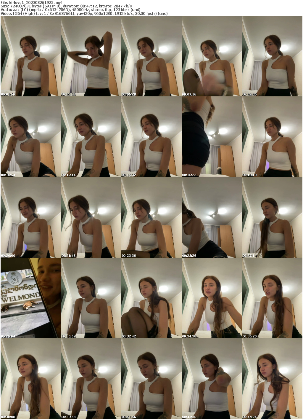 Preview thumb from kirlove1 on 2023-08-26 @ bongacams