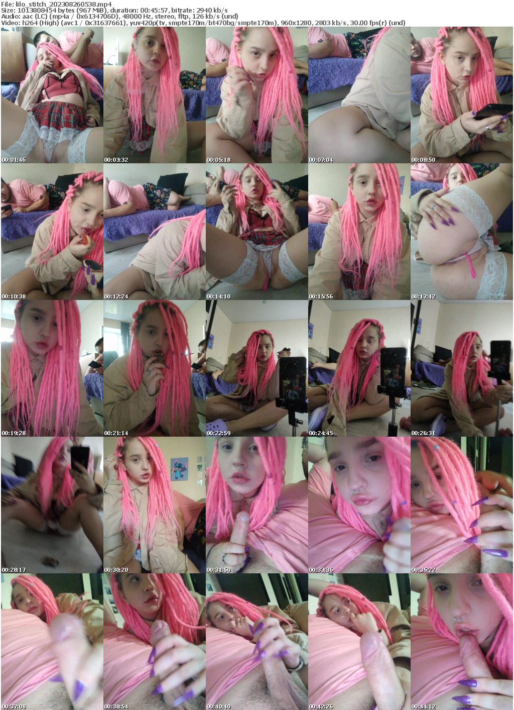 Preview thumb from lilo_stitch on 2023-08-26 @ bongacams