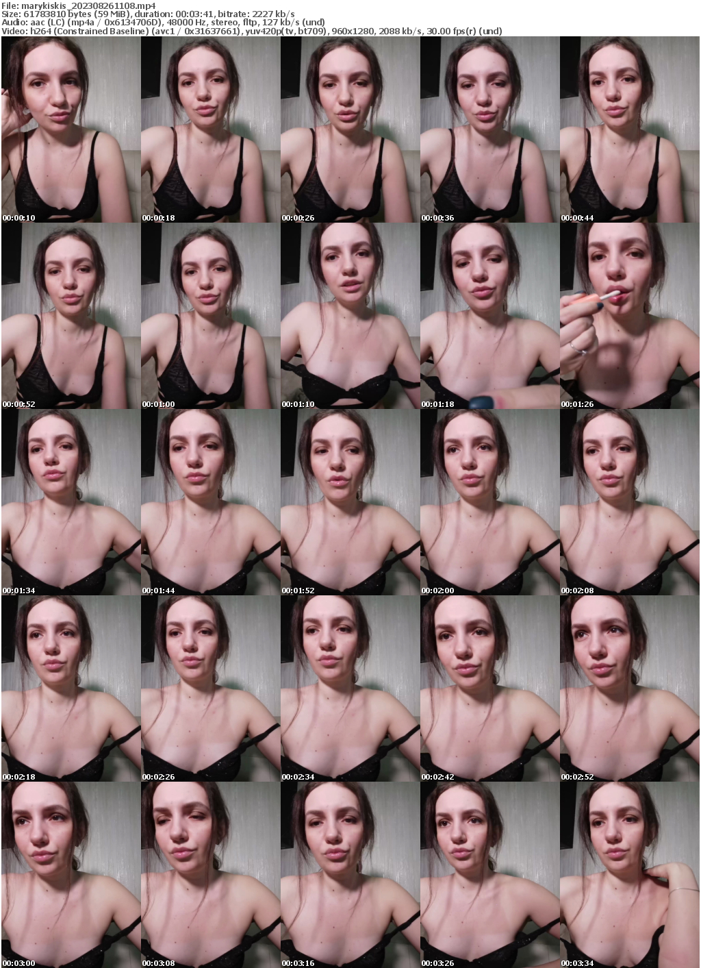 Preview thumb from marykiskis on 2023-08-26 @ bongacams