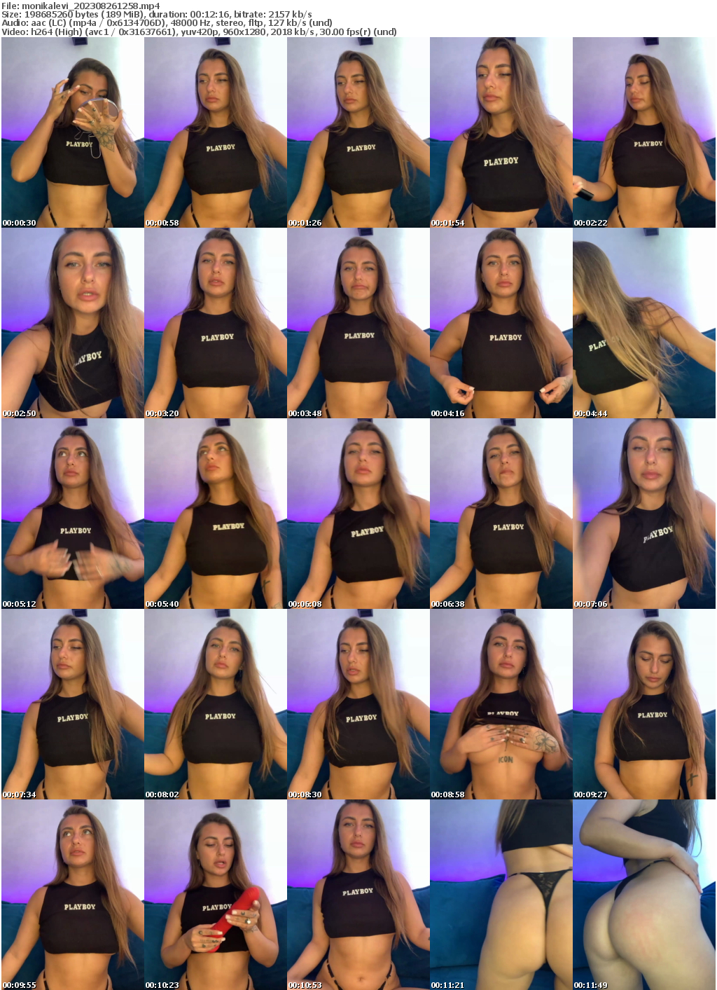 Preview thumb from monikalevi on 2023-08-26 @ bongacams