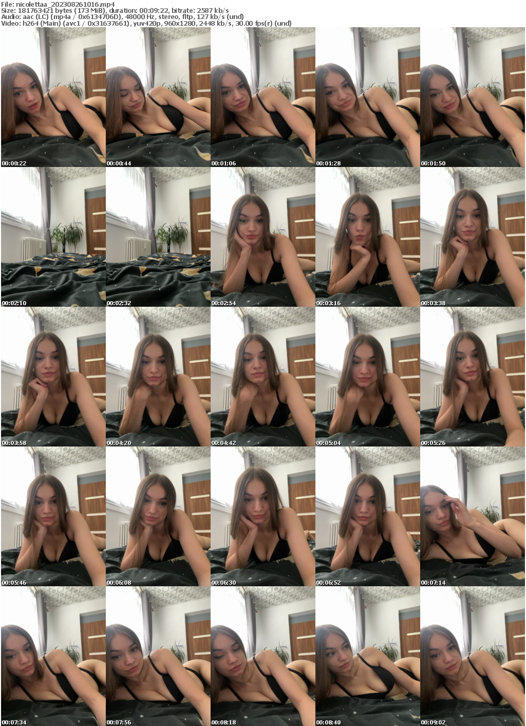 Preview thumb from nicolettaa on 2023-08-26 @ bongacams