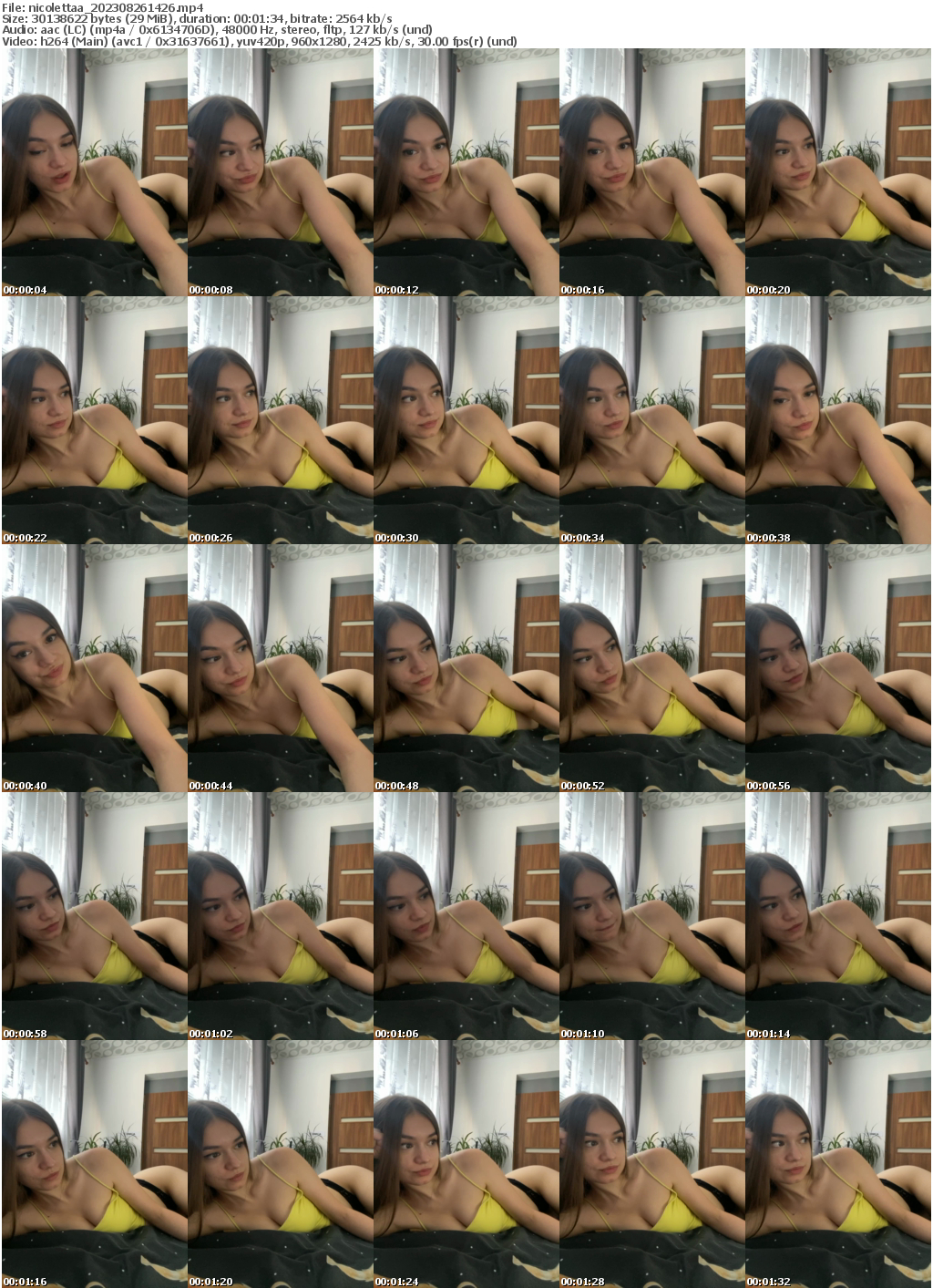 Preview thumb from nicolettaa on 2023-08-26 @ bongacams