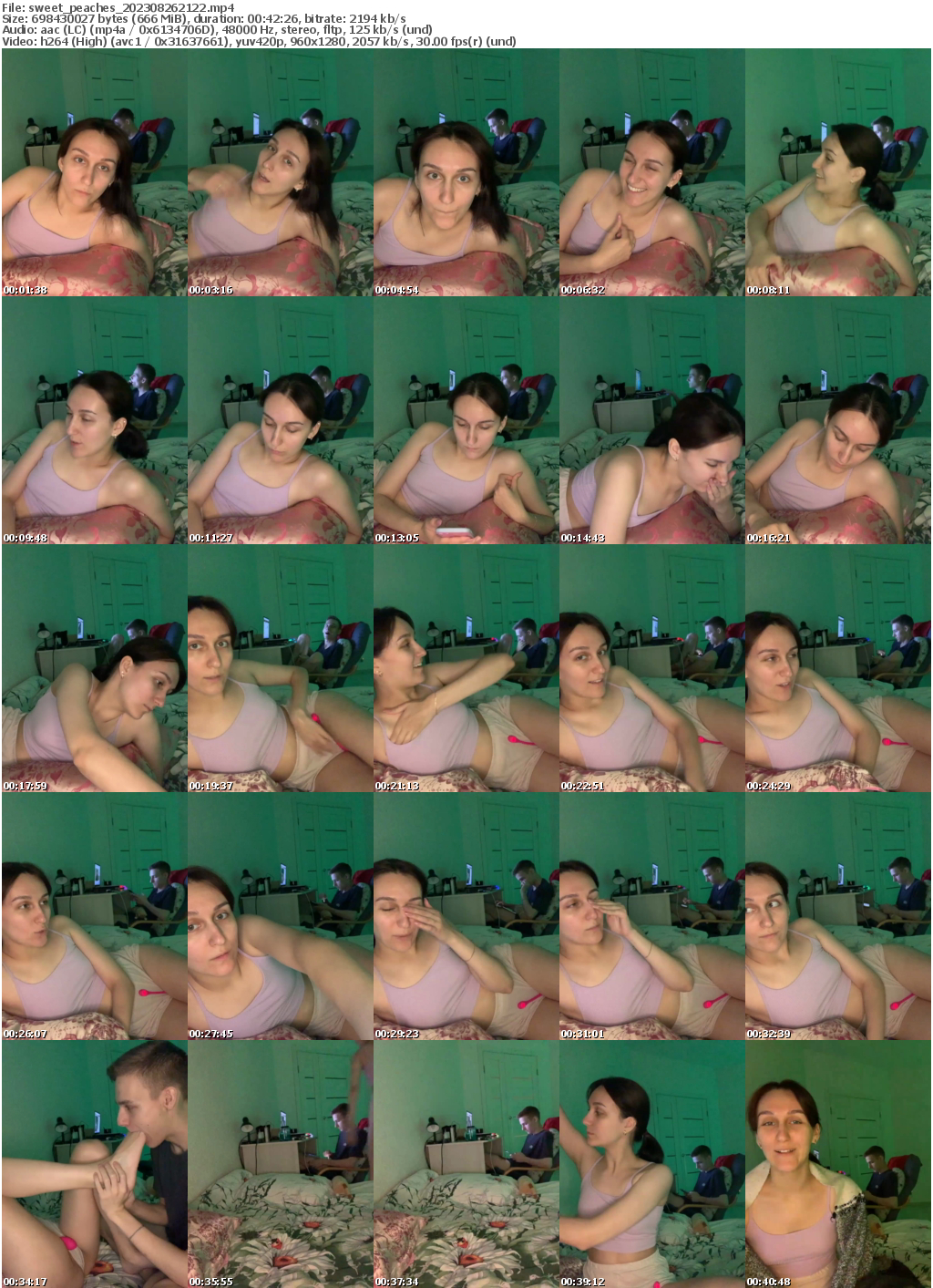 Preview thumb from sweet_peaches on 2023-08-26 @ bongacams