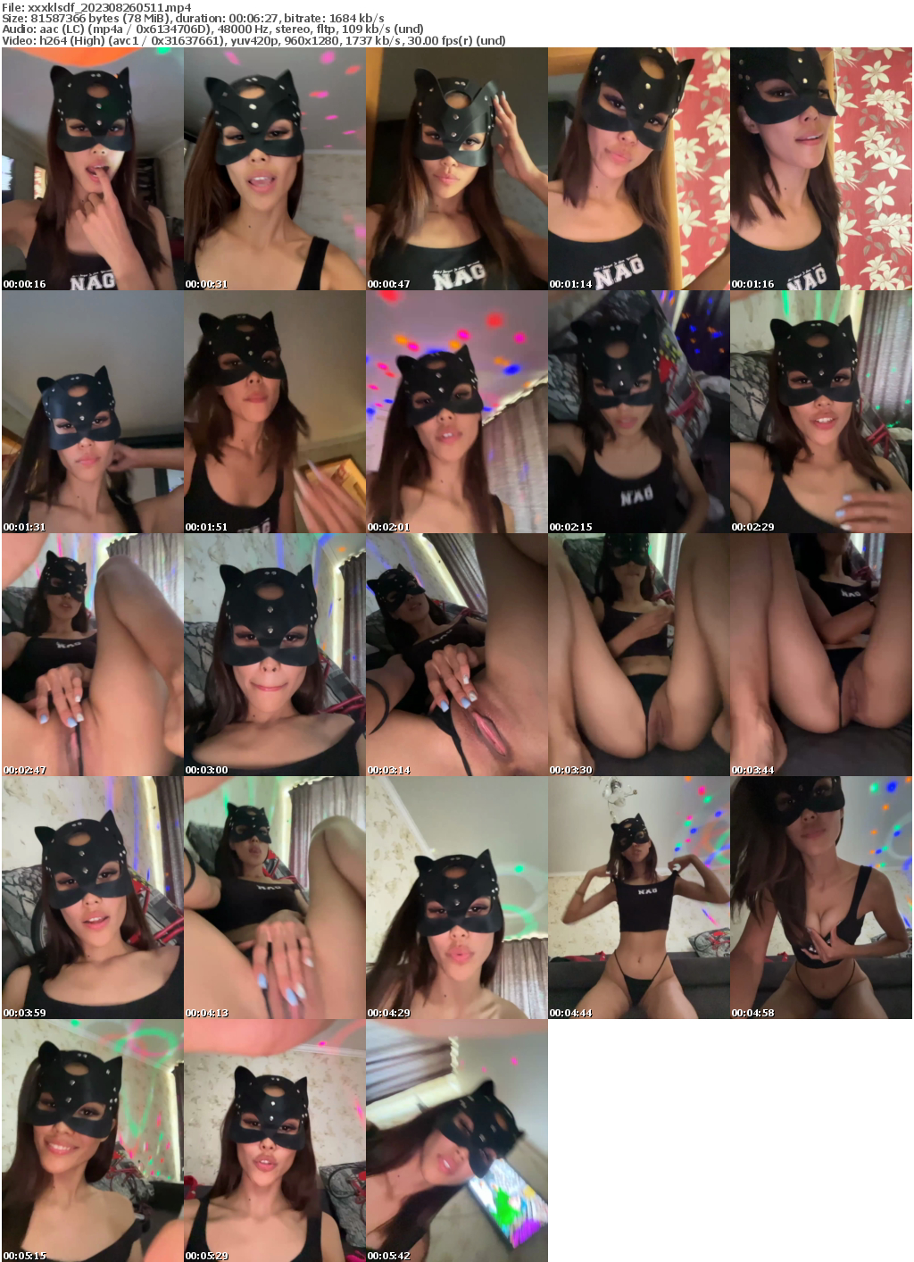 Preview thumb from xxxklsdf on 2023-08-26 @ bongacams