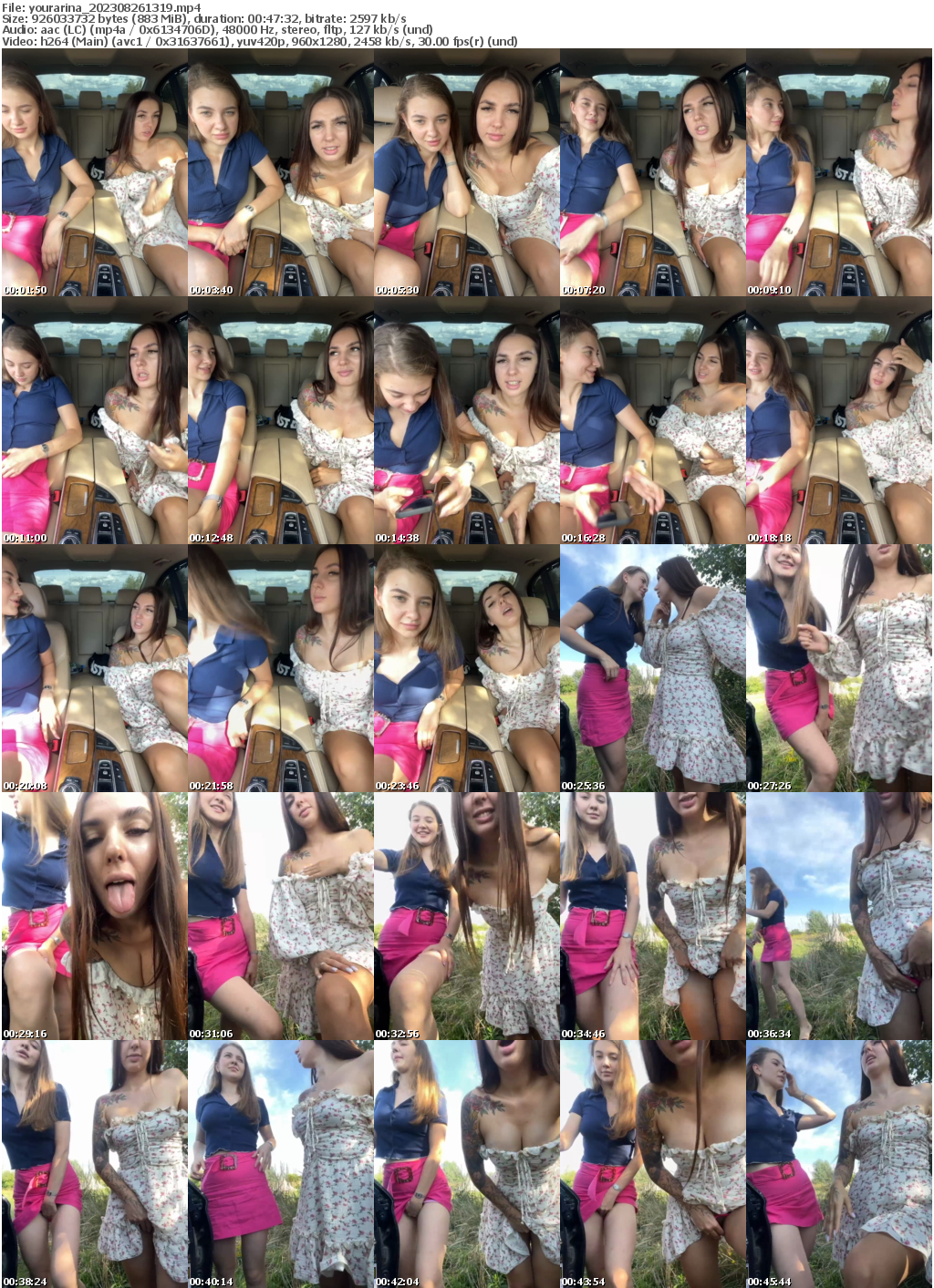 Preview thumb from yourarina on 2023-08-26 @ bongacams