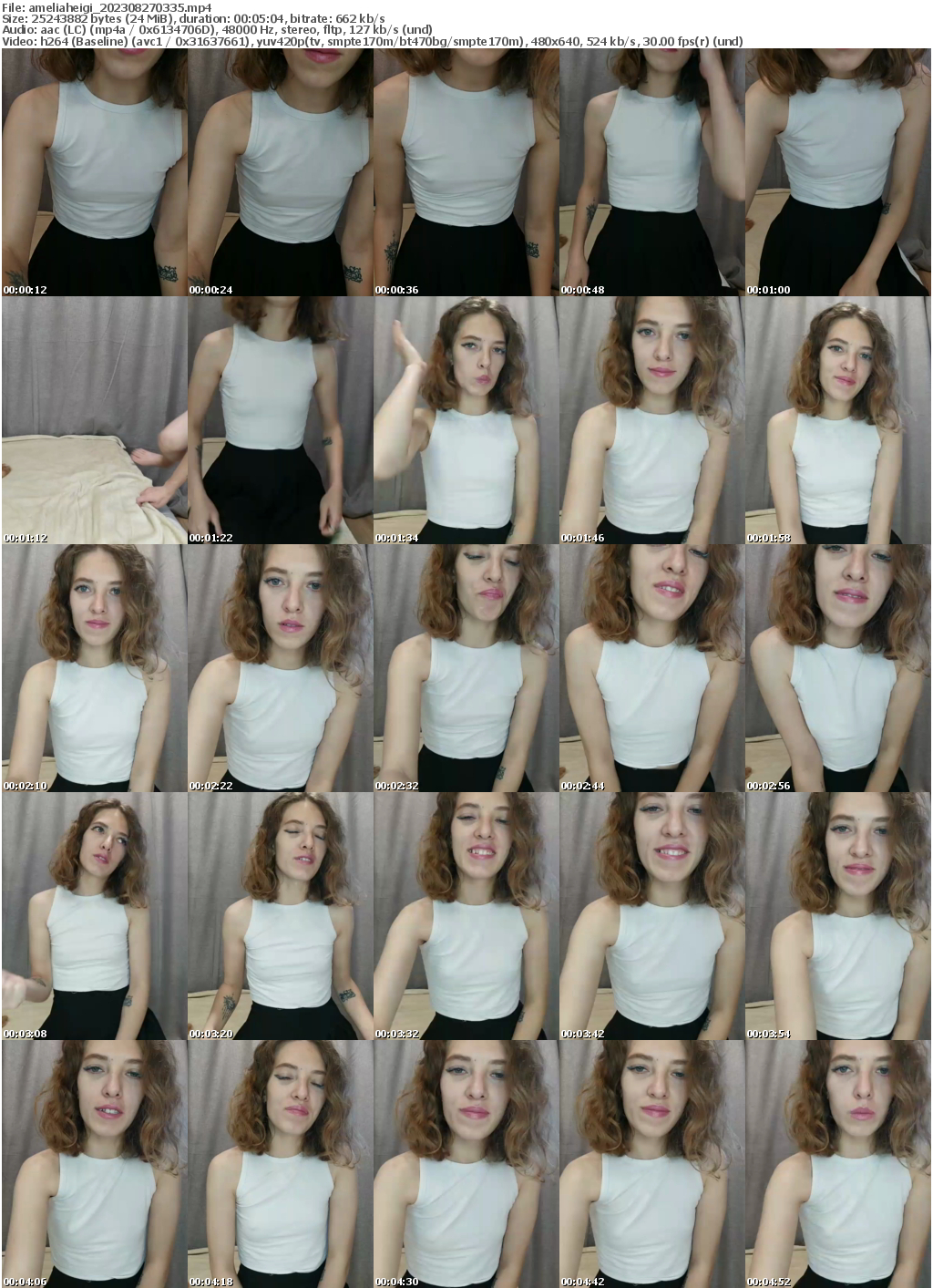 Preview thumb from ameliaheigi on 2023-08-27 @ bongacams