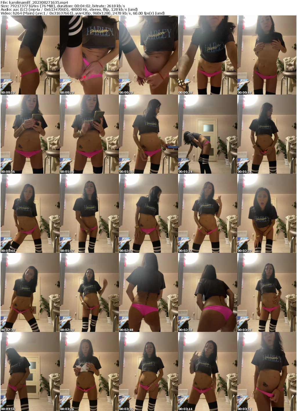 Preview thumb from karolinamilf on 2023-08-27 @ bongacams