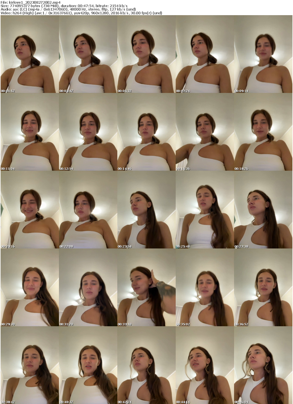 Preview thumb from kirlove1 on 2023-08-27 @ bongacams