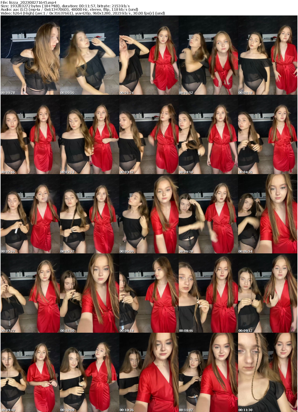 Preview thumb from liizza on 2023-08-27 @ bongacams