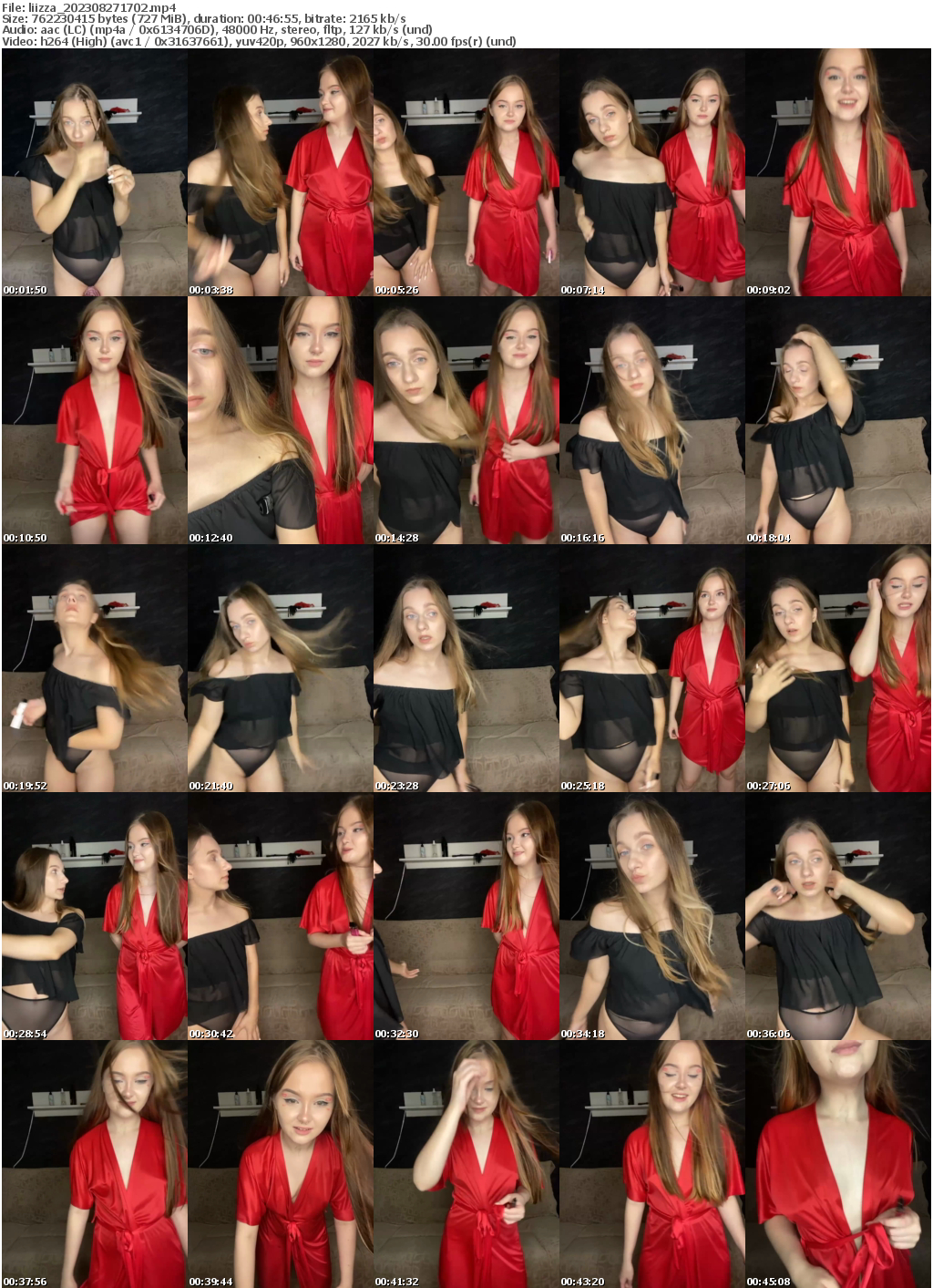 Preview thumb from liizza on 2023-08-27 @ bongacams