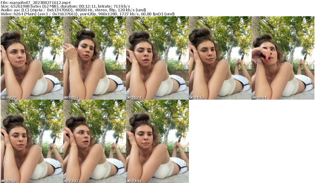 Preview thumb from margohot7 on 2023-08-27 @ bongacams