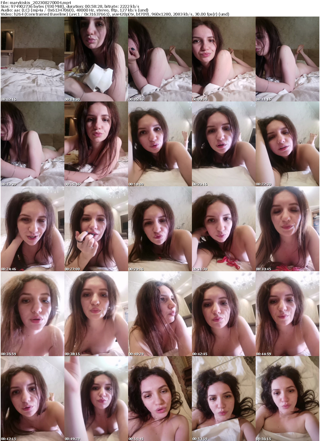 Preview thumb from marykiskis on 2023-08-27 @ bongacams